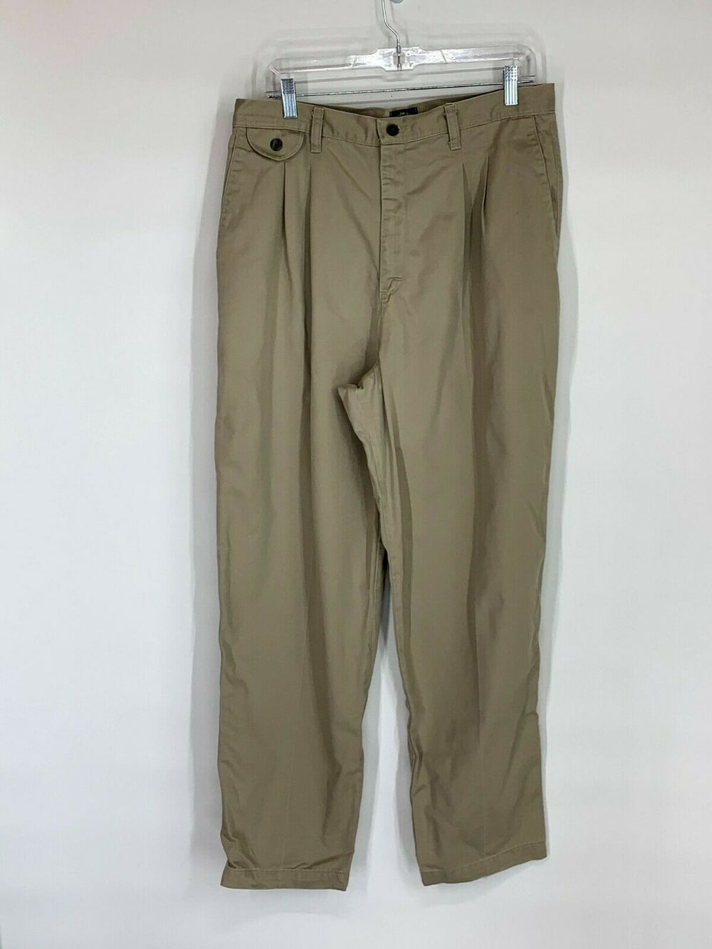 Lee Casuals Tan Khaki Straight Leg Dress Pants